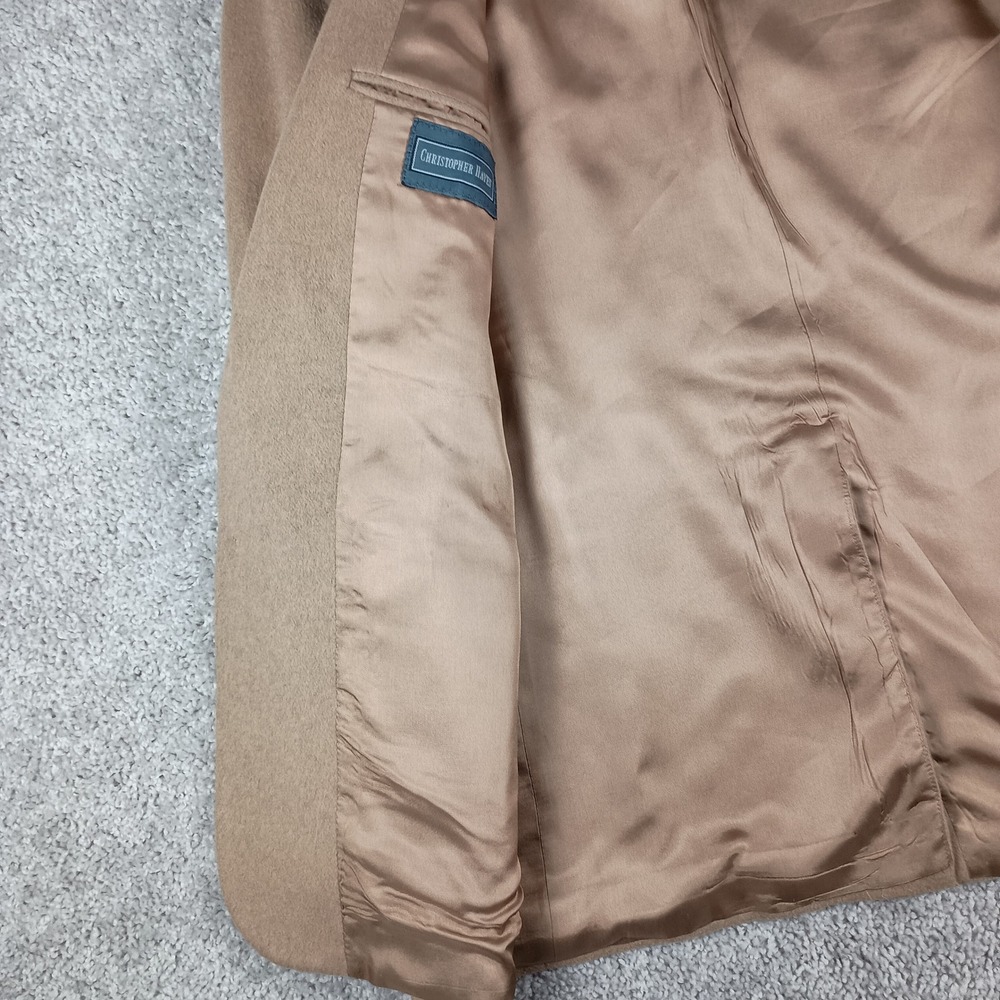 Vintage Christian Hayes 42L Mens Tan Camel Hair 2-Button Blazer Made in USA - Picture 6 of 13